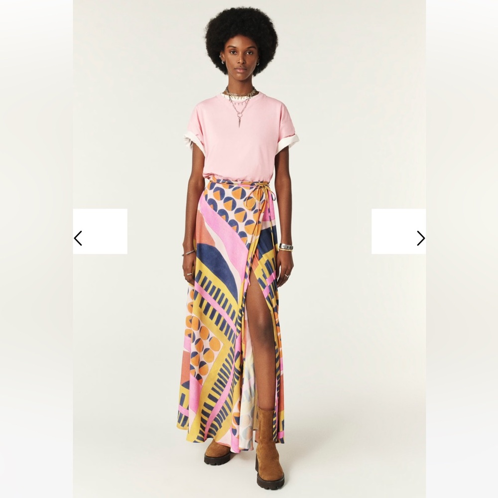 *NEW* ba&sh Meryl Print Skirt